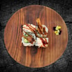 84. Crispy Shrimp Uramaki (8 stk.)