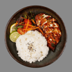 40. Ris m. Kylling & Teriyaki Sauce